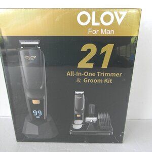 OLOV For Man Beard Trimmer, 21 Piece All-in-One Mens Grooming Kit and Hair Cl